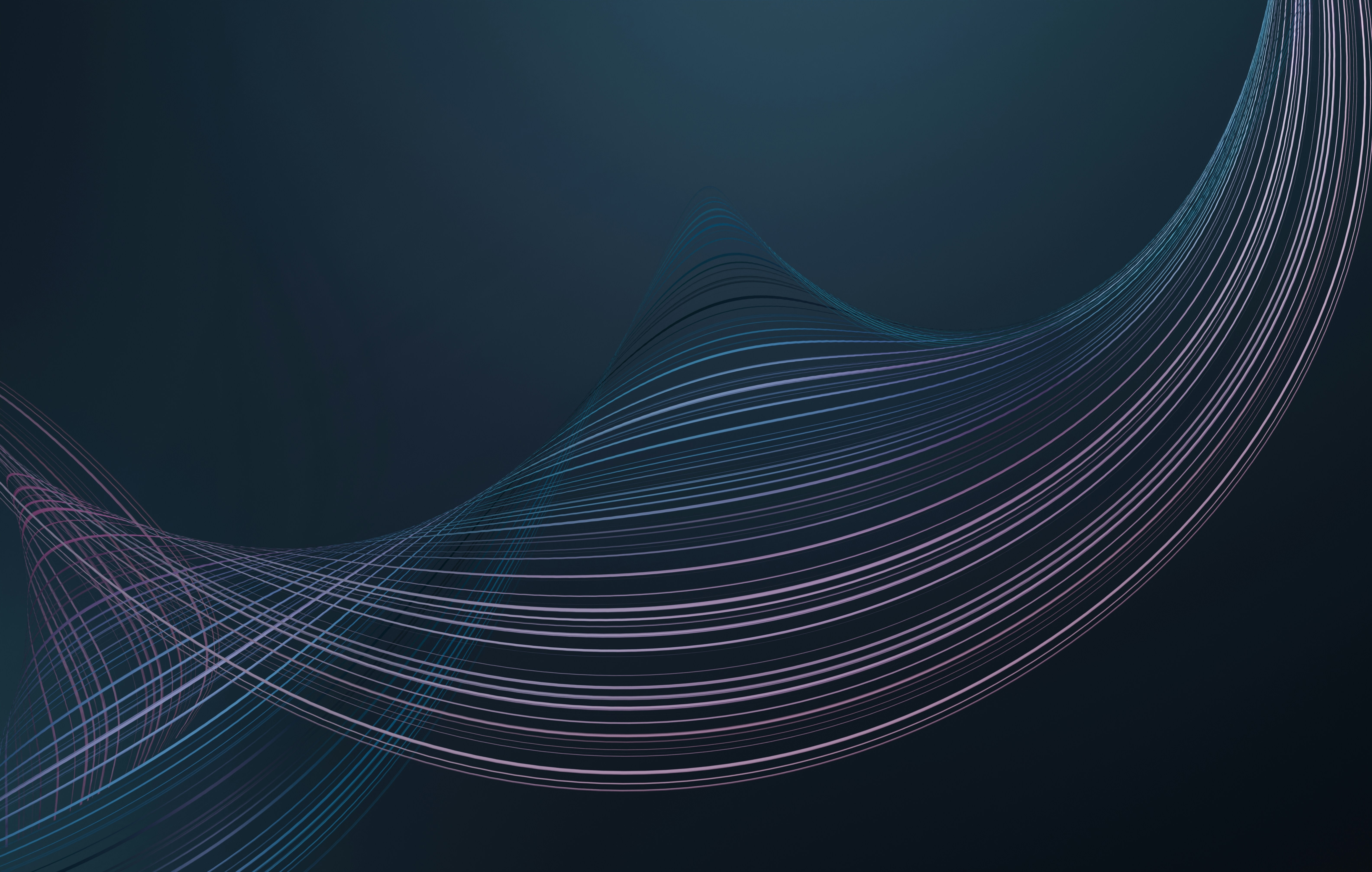 Abstract flowing lines representing AI, systems, and guided direction